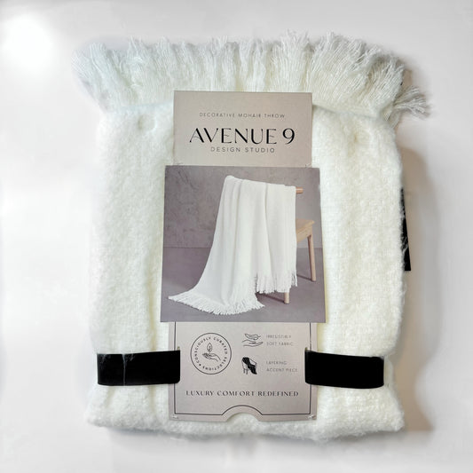 Avenue 9 Mohair Throw