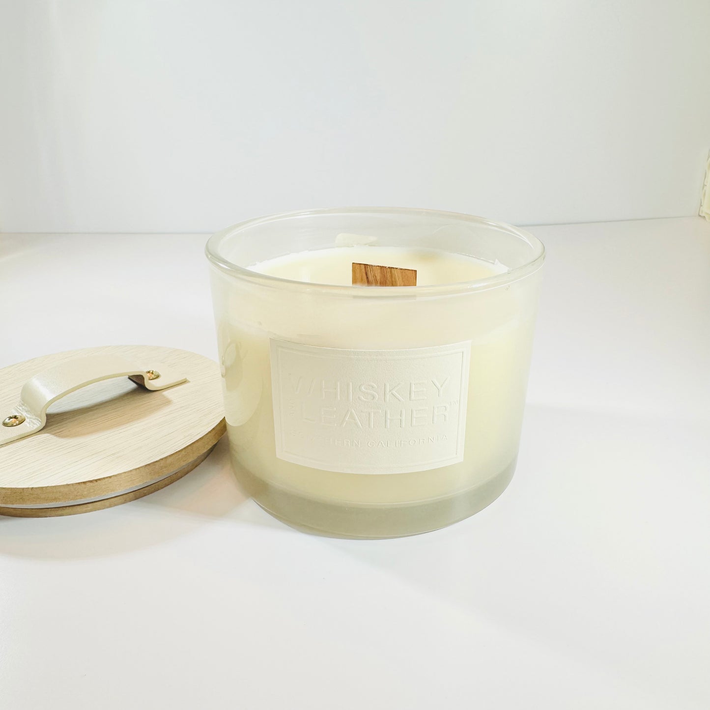 Whisky Leather Candle