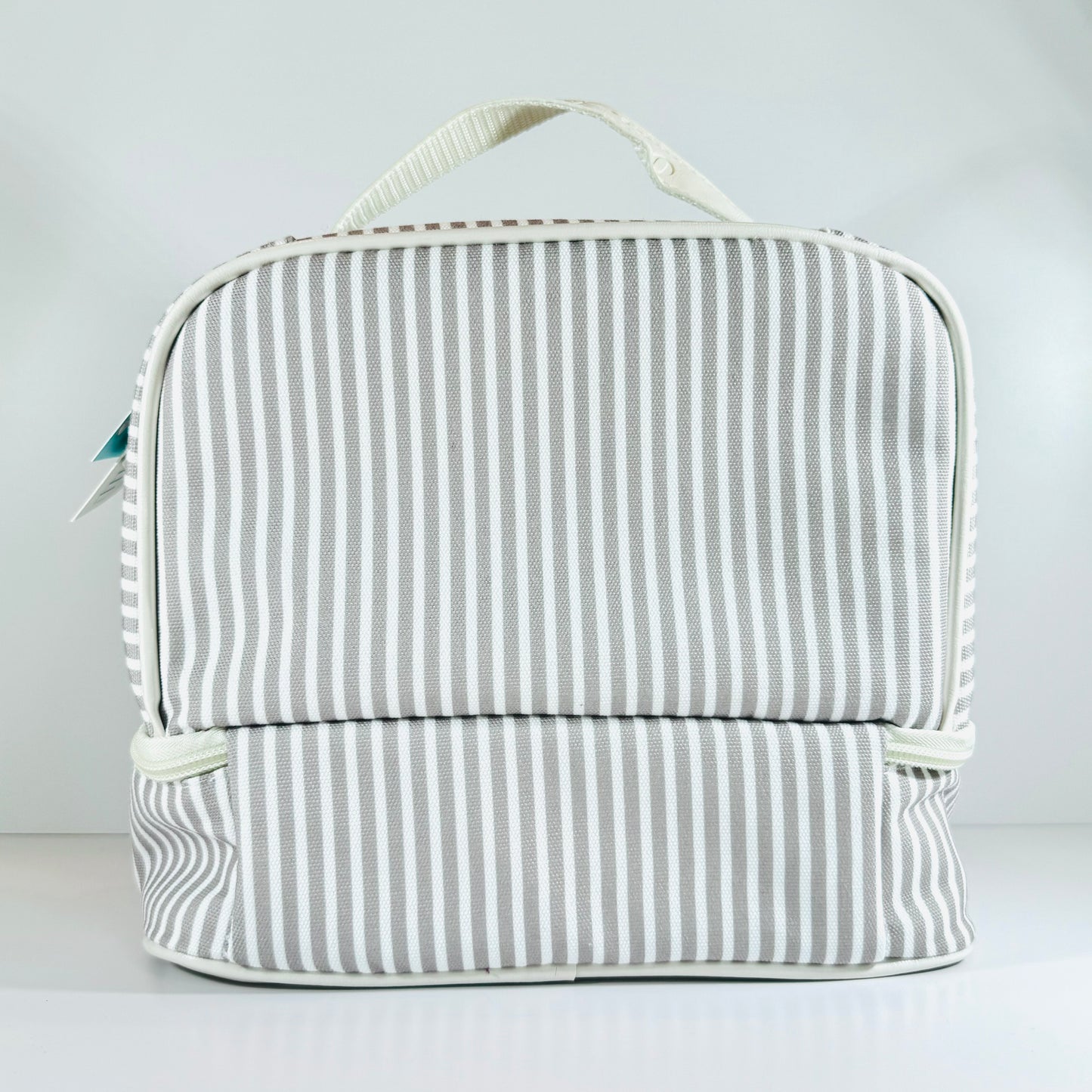 Ollie & Olivia Cooler Bag - Grey Stripe