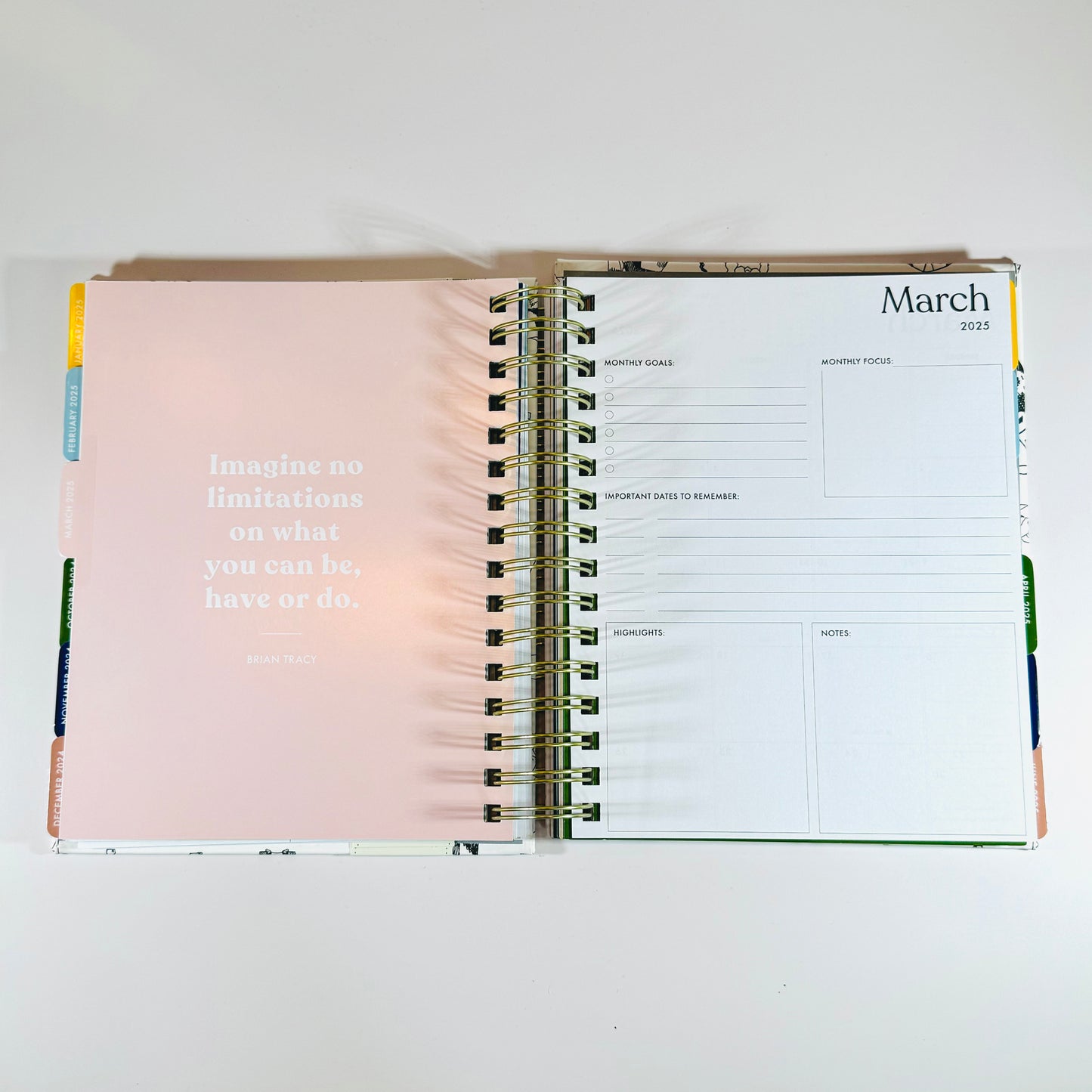 Eccolo Monthly & Weekly Planner 2024/2025 - 18 Month